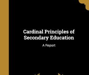 the cardinal principles of secondary education