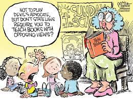 editorial cartooning about education