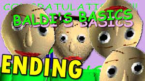 baldi's basics in education and learning ending