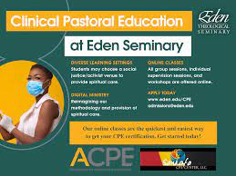clinical pastoral education distance learning